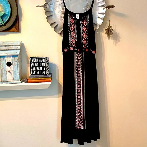 Girl’s Bohemian Midi Dress, Justice, Size 8 - Picture 3 of 4